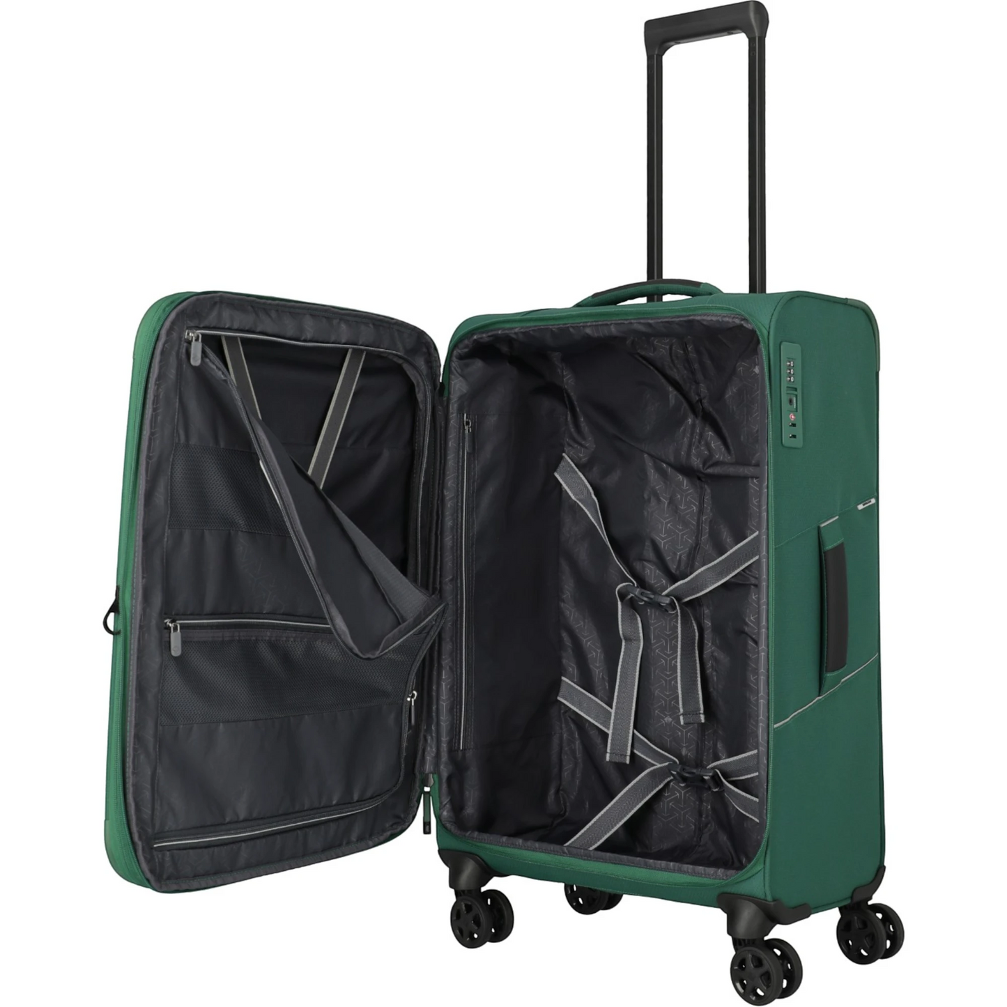 Travelite Skaii 4-Rollen Trolley M erw. 67 cm -Green