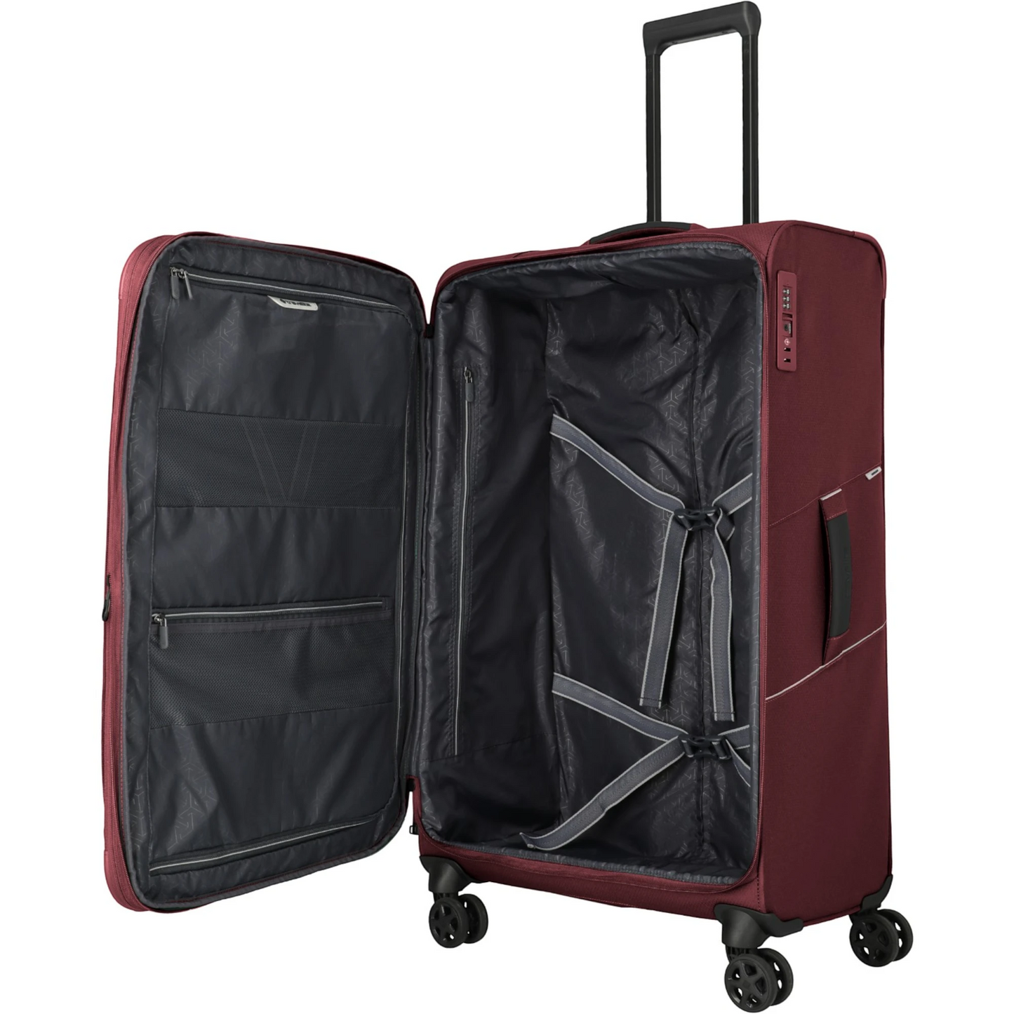 Travelite Skaii 4-Rollen Trolley L erw. 78 cm -Red