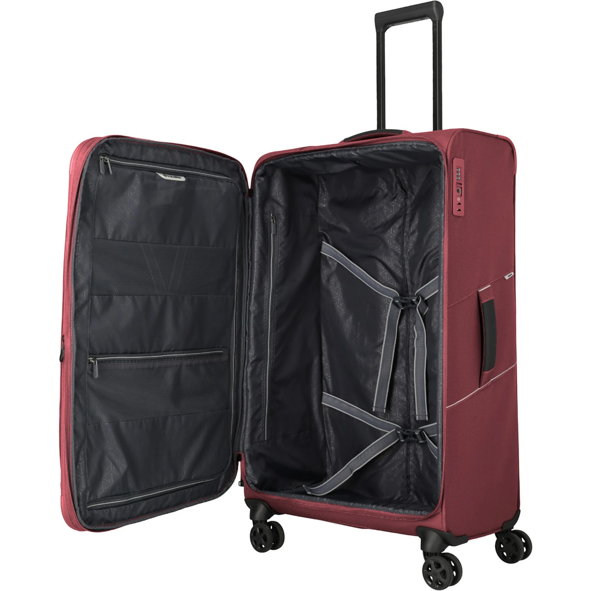 Travelite Skaii 4-Rollen Trolley L erw. 78 cm -Red