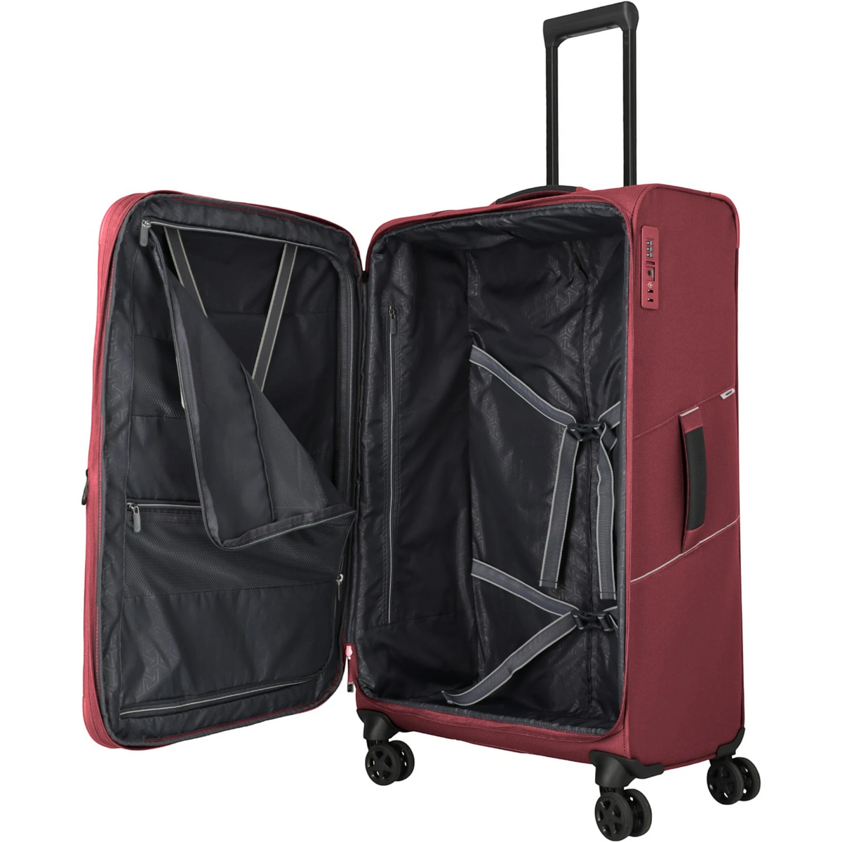 Travelite Skaii 4-Rollen Trolley L erw. 78 cm -Red