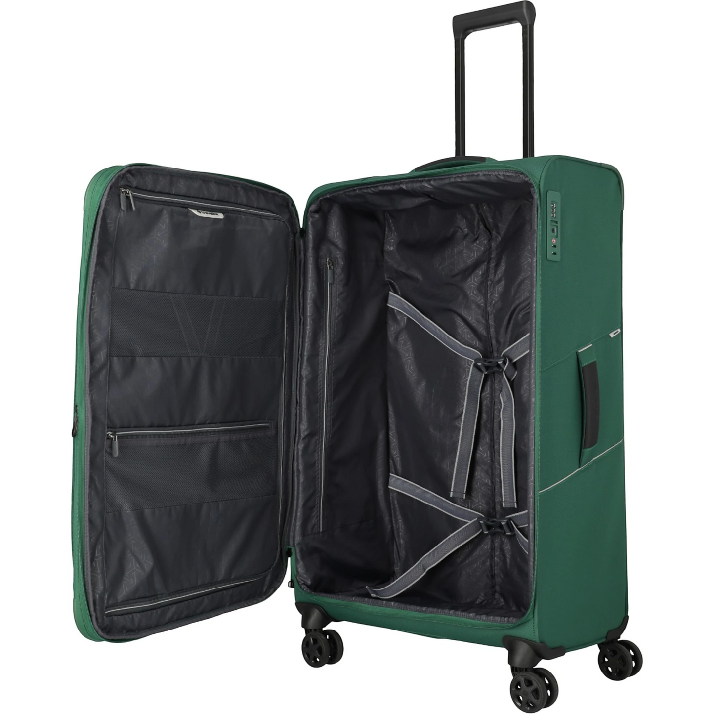 Travelite Skaii 4-Rollen Trolley L erw. 78 cm -Green