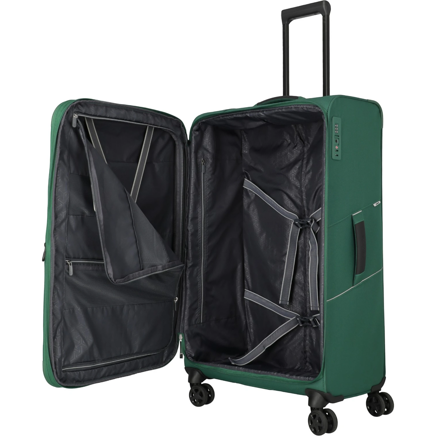 Travelite Skaii 4-Rollen Trolley L erw. 78 cm -Green