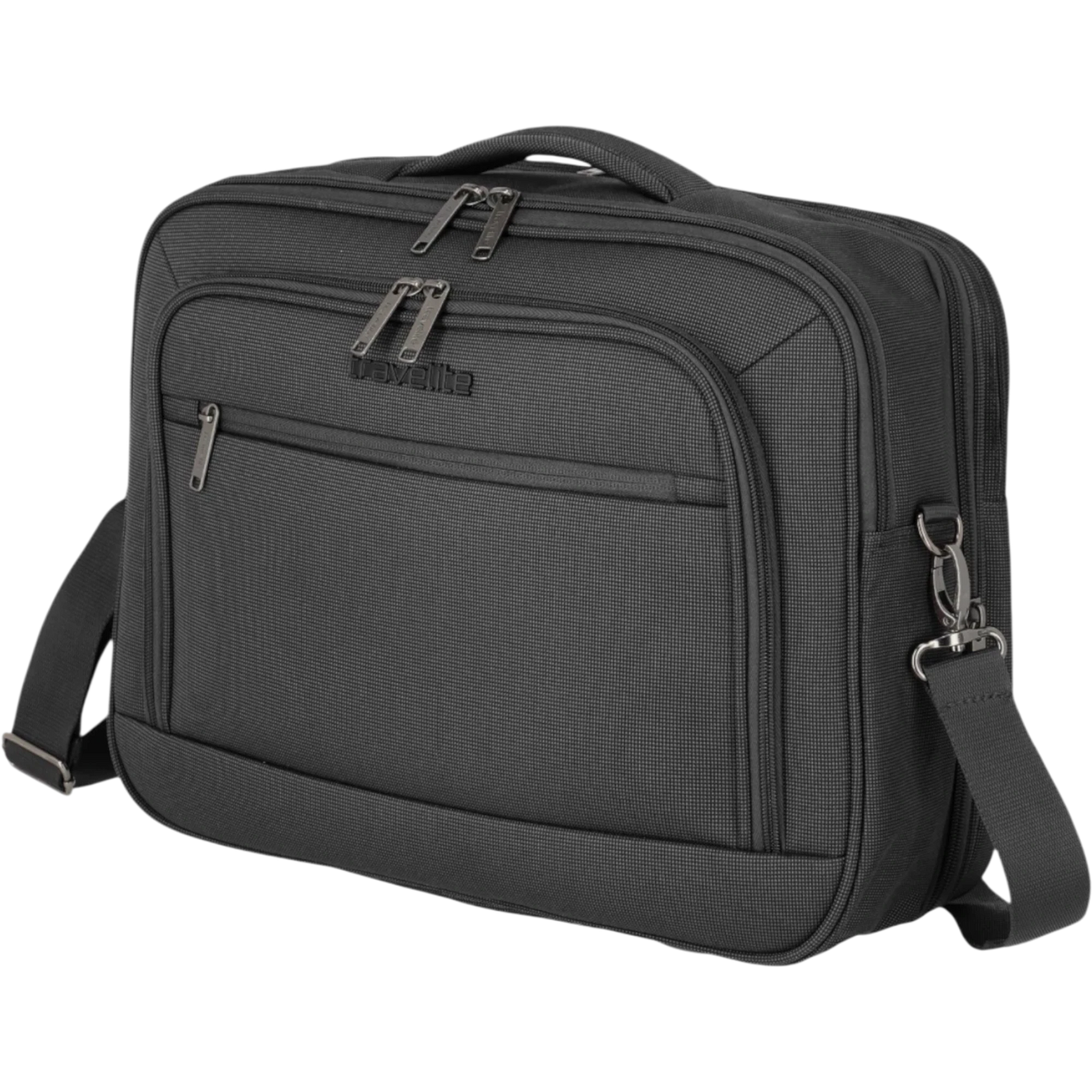 Travelite Cubis Bordtasche 40 cm -Anthrazit KOFFER-PLUS.COM