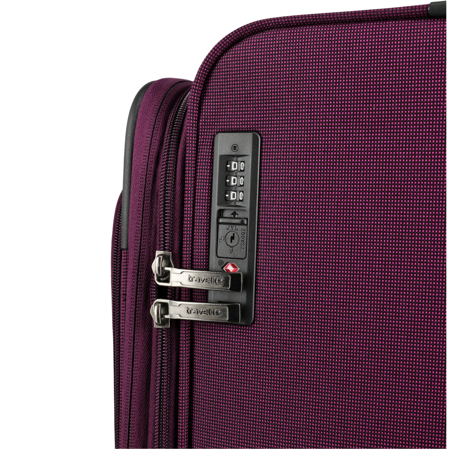 Travelite Cubis 4-Rollen-Handgepäck Koffer S erw. 55 cm -Berry KOFFER-PLUS.COM