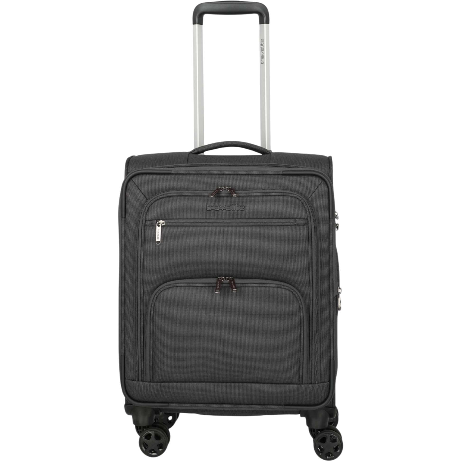 Travelite Cubis 4-Rollen-Handgepäck Koffer S erw. 55 cm -Anthrazit KOFFER-PLUS.COM
