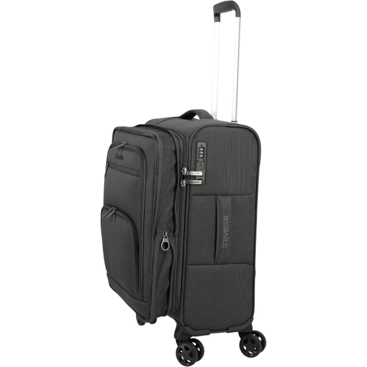 Travelite Cubis 4-Rollen-Handgepäck Koffer S erw. 55 cm -Anthrazit KOFFER-PLUS.COM