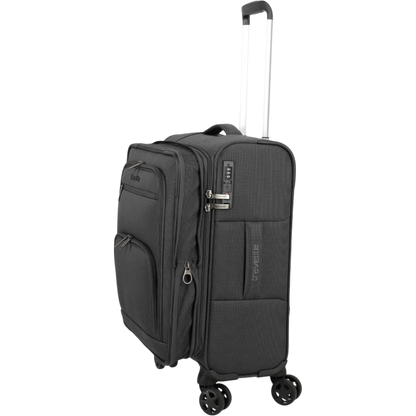 Travelite Cubis 4-Rollen-Handgepäck Koffer S erw. 55 cm -Anthrazit KOFFER-PLUS.COM