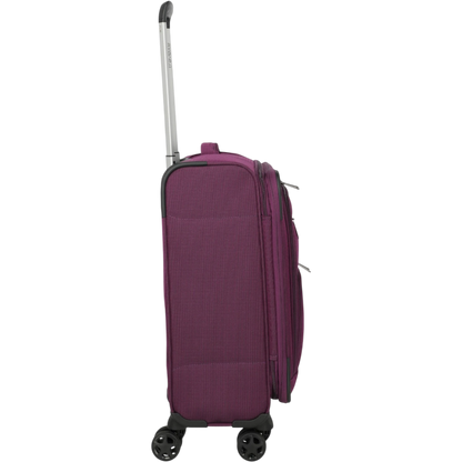 Travelite Cubis 4-Rollen-Handgepäck Koffer S erw. 55 cm -Berry KOFFER-PLUS.COM