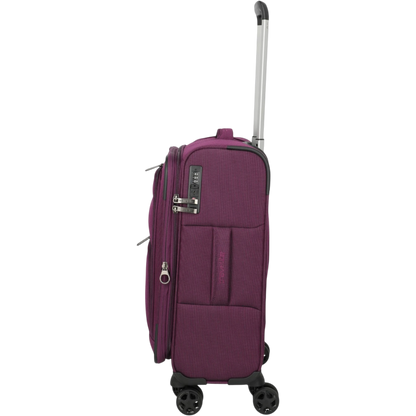 Travelite Cubis 4-Rollen-Handgepäck Koffer S erw. 55 cm -Berry KOFFER-PLUS.COM