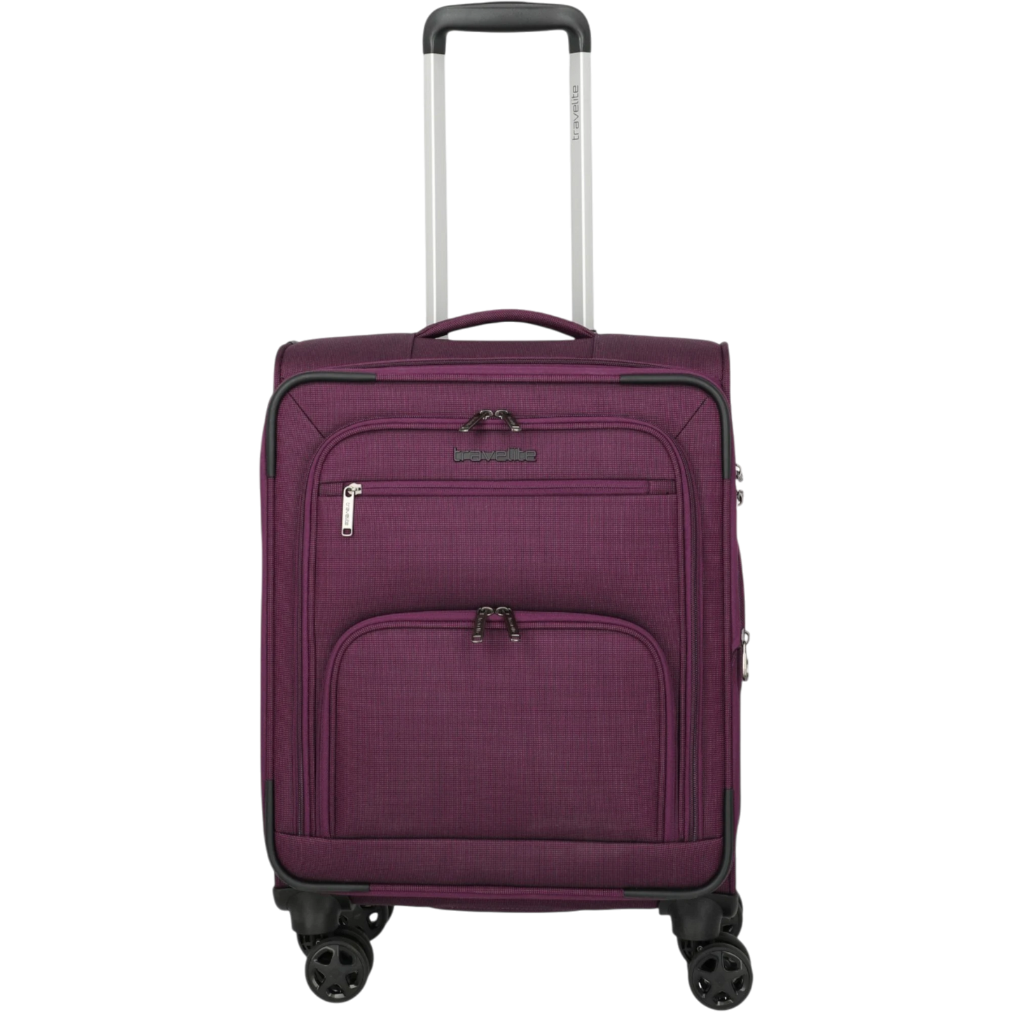 Travelite Cubis 4-Rollen-Handgepäck Koffer S erw. 55 cm -Berry KOFFER-PLUS.COM