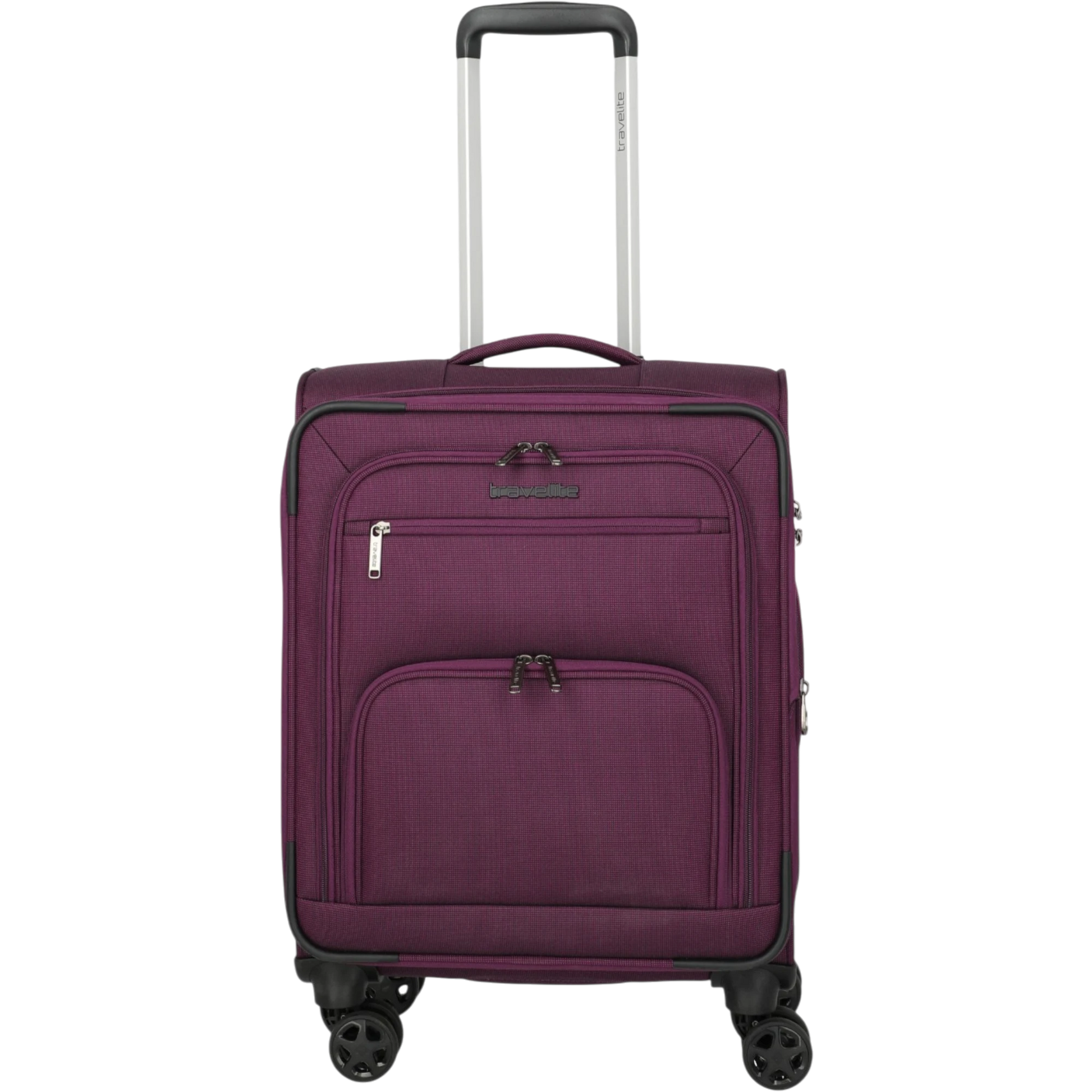 Travelite Cubis 4-Rollen-Handgepäck Koffer S erw. 55 cm -Berry KOFFER-PLUS.COM