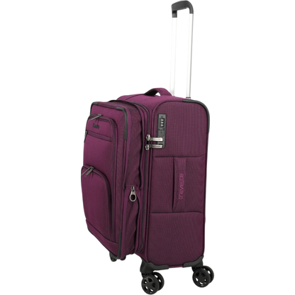 Travelite Cubis 4-Rollen-Handgepäck Koffer S erw. 55 cm -Berry KOFFER-PLUS.COM
