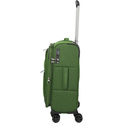 Travelite Cubis 4-Rollen-Handgepäck Koffer S erw. 55 cm -Green KOFFER-PLUS.COM