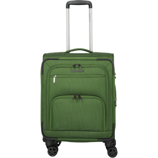 Travelite Cubis 4-Rollen-Handgepäck Koffer S erw. 55 cm -Green KOFFER-PLUS.COM