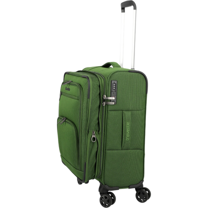 Travelite Cubis 4-Rollen-Handgepäck Koffer S erw. 55 cm -Green KOFFER-PLUS.COM