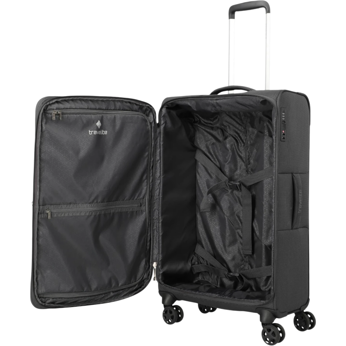 Travelite Cubis 4-Rollen-Koffer M erw. 72 cm -Anthrazit