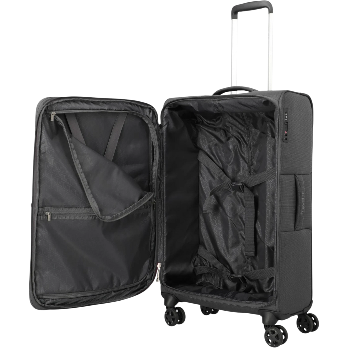 Travelite Cubis 4-Rollen-Koffer M erw. 72 cm -Anthrazit