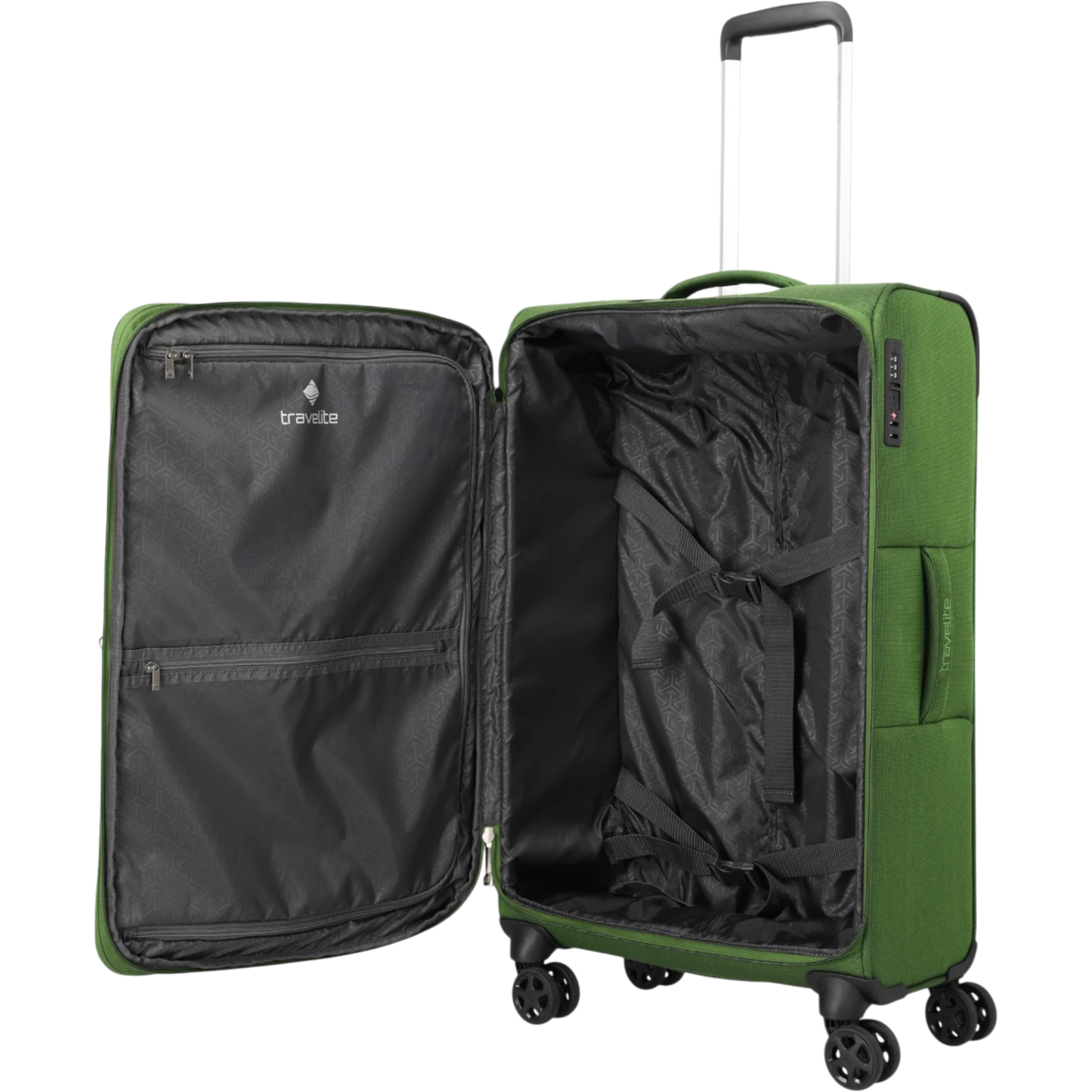 Travelite Cubis 4-Rollen-Koffer M erw. 72 cm -Green