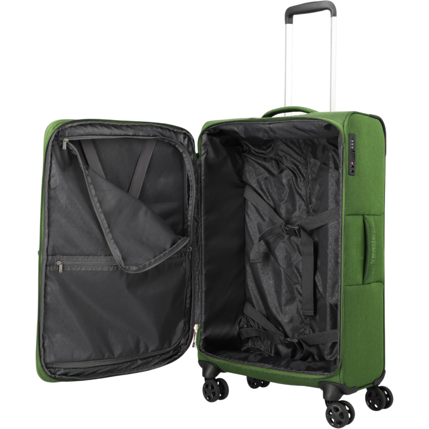Travelite Cubis 4-Rollen-Koffer M erw. 72 cm -Green