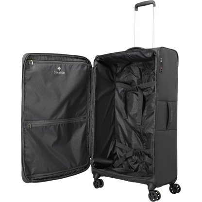 Travelite Cubis 4-Rollen-Koffer L erw. 83 cm -Anthrazit KOFFER-PLUS.COM