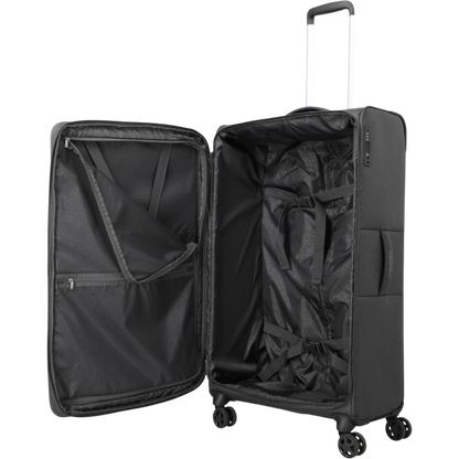 Travelite Cubis 4-Rollen-Koffer L erw. 83 cm -Anthrazit KOFFER-PLUS.COM