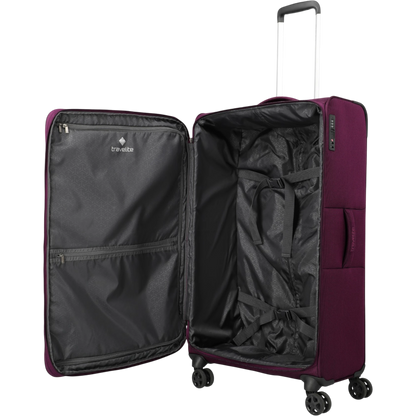 Travelite Cubis 4-Rollen-Koffer L erw. 83 cm -Berry KOFFER-PLUS.COM