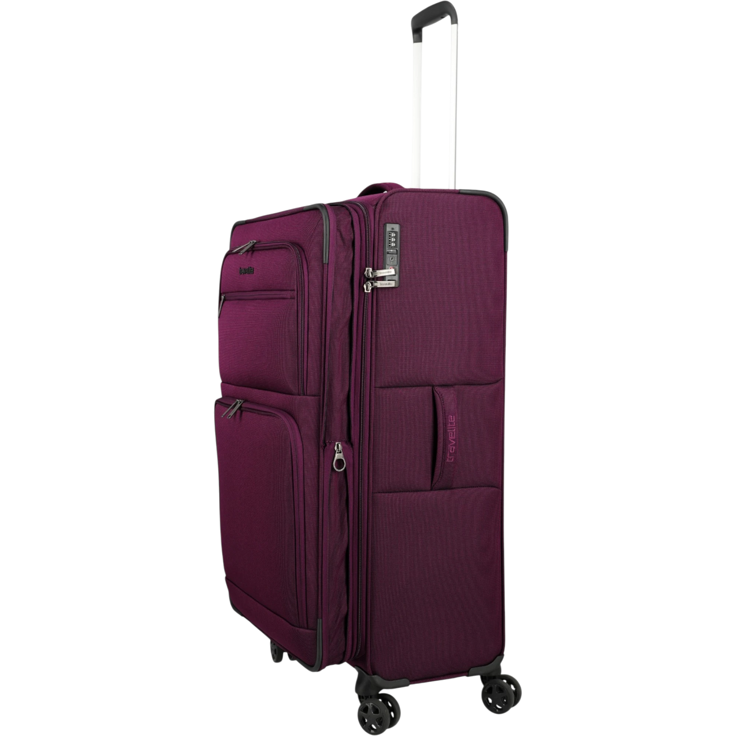 Travelite Cubis 4-Rollen-Koffer L erw. 83 cm -Berry KOFFER-PLUS.COM