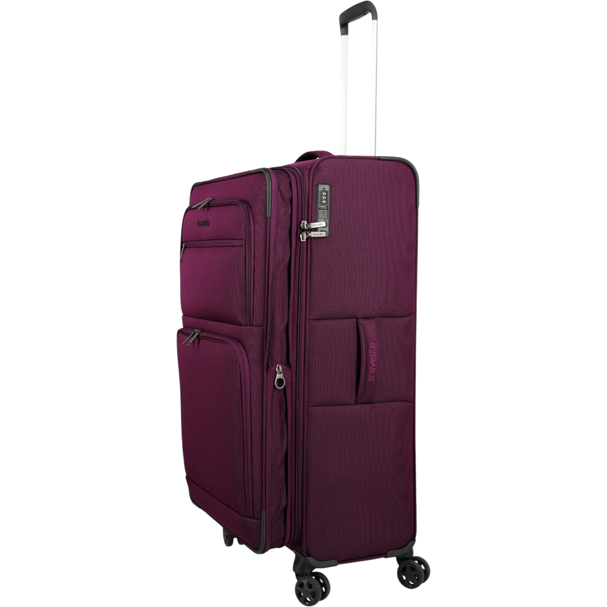 Travelite Cubis 4-Rollen-Koffer L erw. 83 cm -Berry KOFFER-PLUS.COM