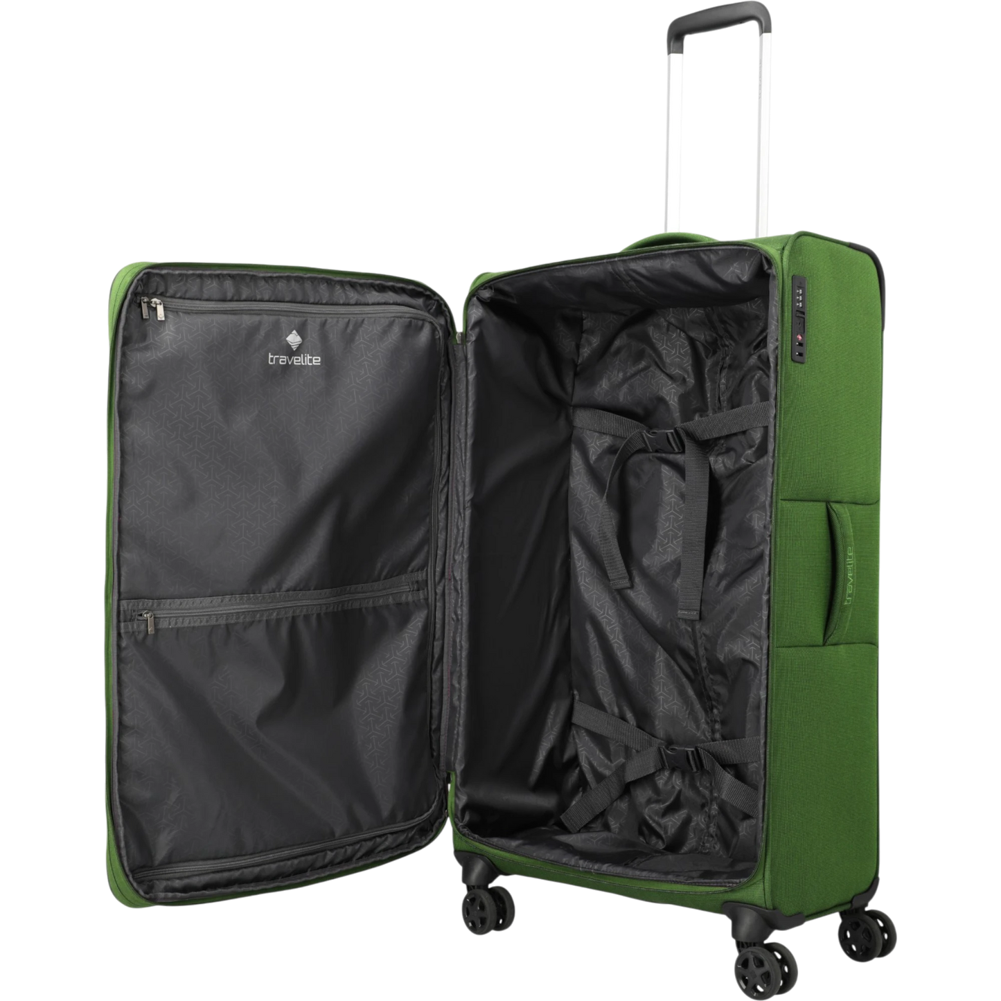 Travelite Cubis 4-Rollen-Koffer L erw. 83 cm -Green KOFFER-PLUS.COM