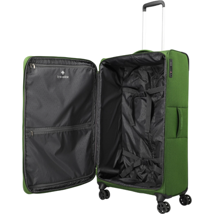 Travelite Cubis 4-Rollen-Koffer L erw. 83 cm -Green KOFFER-PLUS.COM