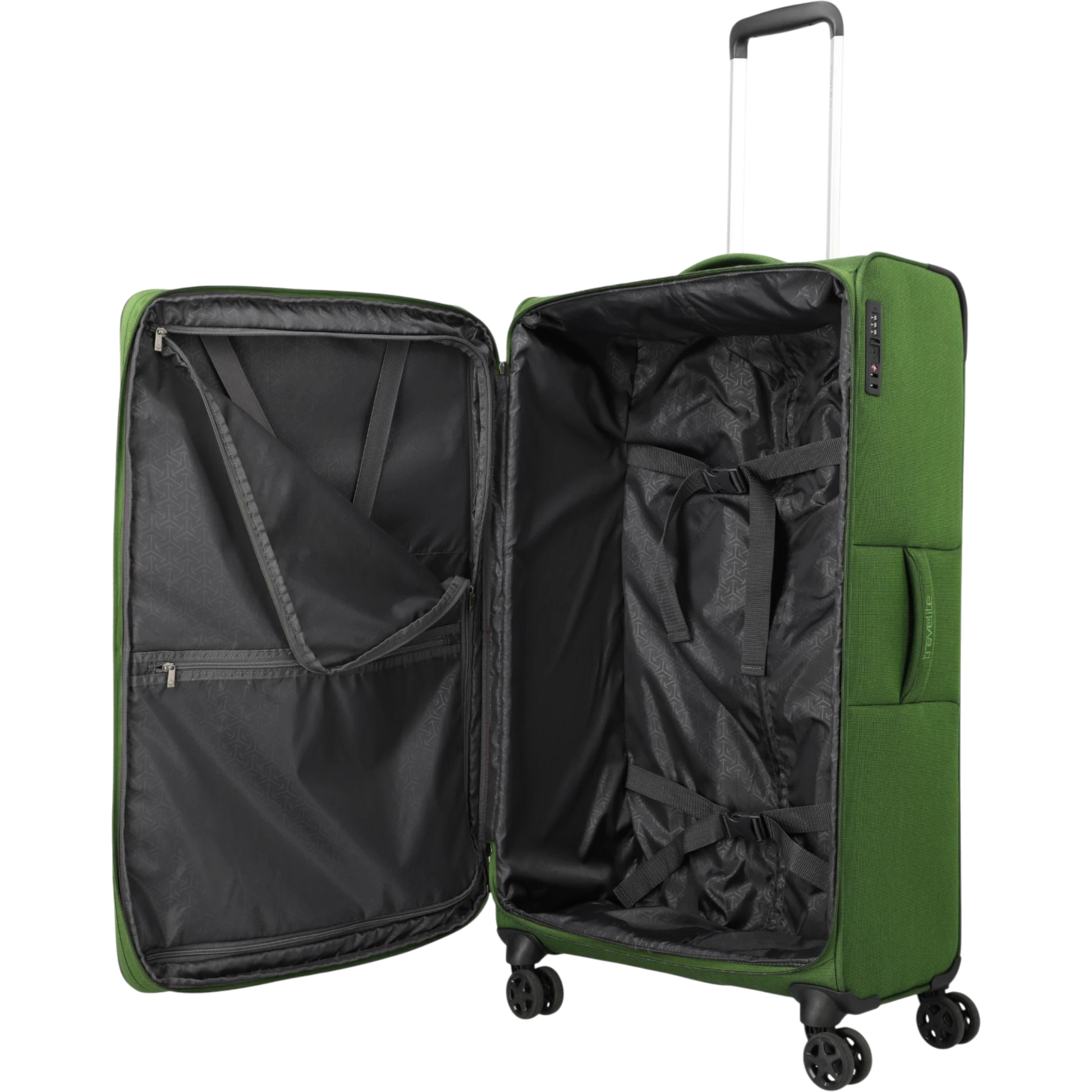 Travelite Cubis 4-Rollen-Koffer L erw. 83 cm -Green KOFFER-PLUS.COM