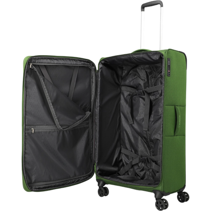 Travelite Cubis 4-Rollen-Koffer L erw. 83 cm -Green KOFFER-PLUS.COM