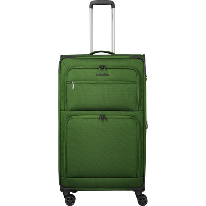 Travelite Cubis 4-Rollen-Koffer L erw. 83 cm -Green KOFFER-PLUS.COM
