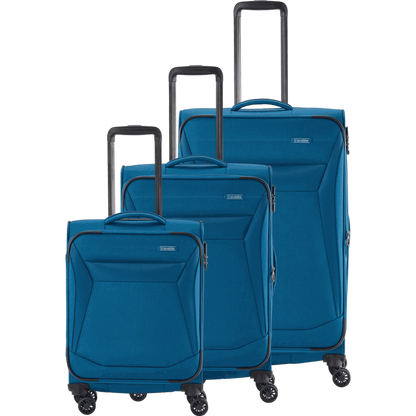 Travelite Chios  4-Rollen-Trolleyset 3tlg. L/M/S -Petrol KOFFER-PLUS.COM