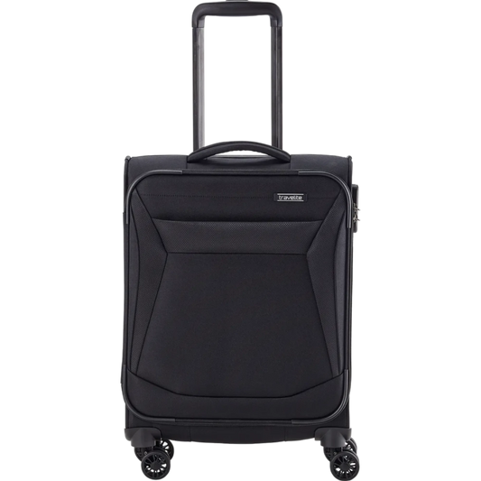 Travelite Chios  4-Rollen Kabinentrolley S 55 cm -Schwarz KOFFER-PLUS.COM