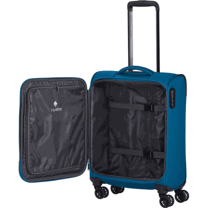 Travelite Chios  4-Rollen Kabinentrolley S 55 cm -Petrol KOFFER-PLUS.COM