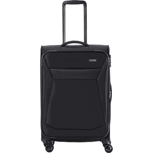 Travelite Chios  4-Rollen Trolley M 67 cm -Schwarz