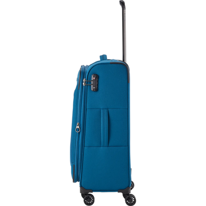 Travelite Chios  4-Rollen Trolley M 67 cm -Petrol KOFFER-PLUS.COM