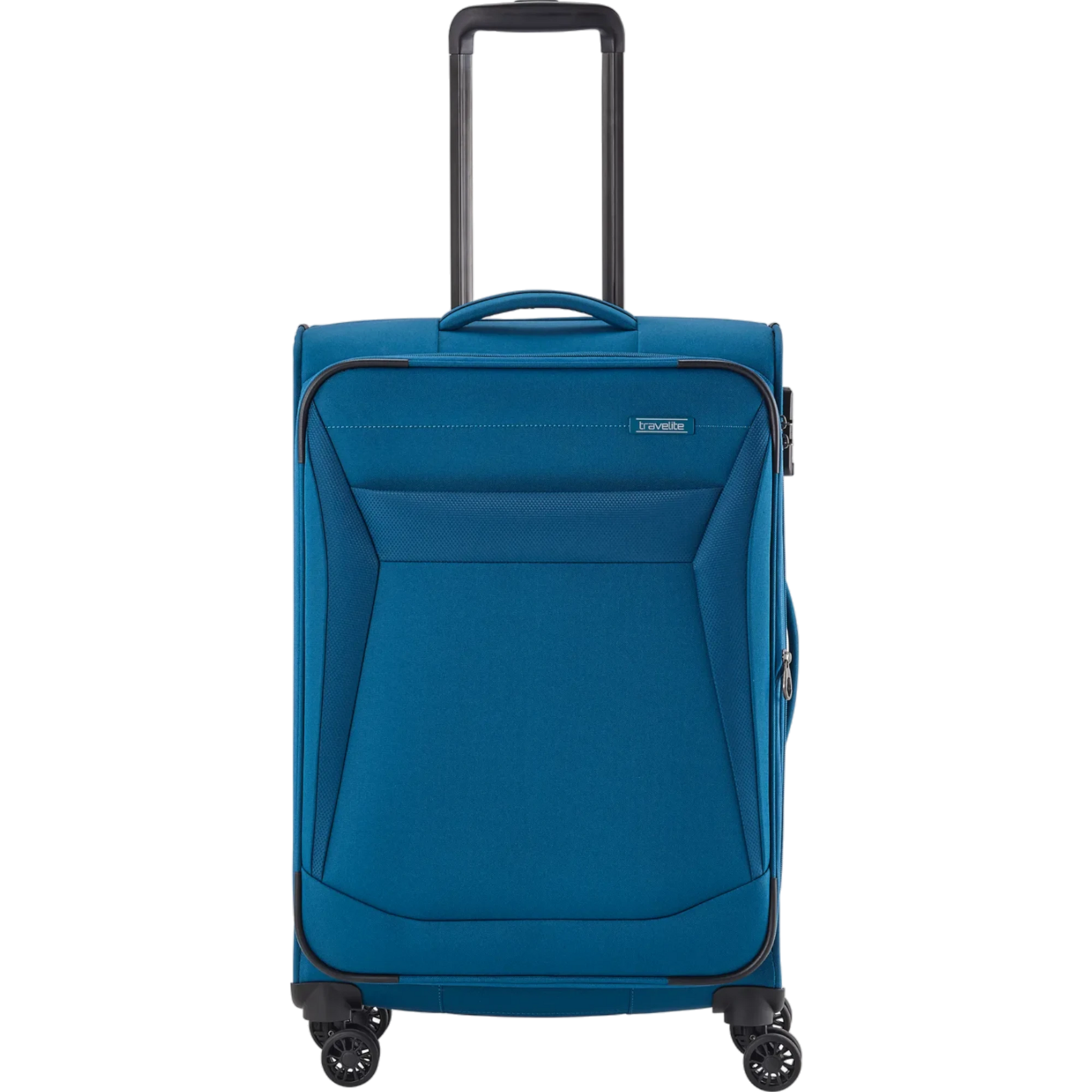 Travelite Chios  4-Rollen Trolley M 67 cm -Petrol KOFFER-PLUS.COM