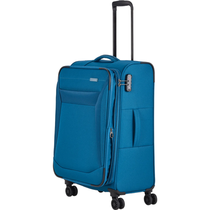 Travelite Chios  4-Rollen Trolley M 67 cm -Petrol KOFFER-PLUS.COM