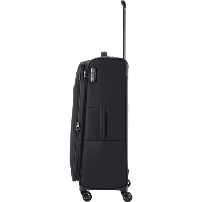 Travelite Chios 4-Rollen-Trolleyset 4tlg. L/M/S/BC -Schwarz KOFFER-PLUS.COM