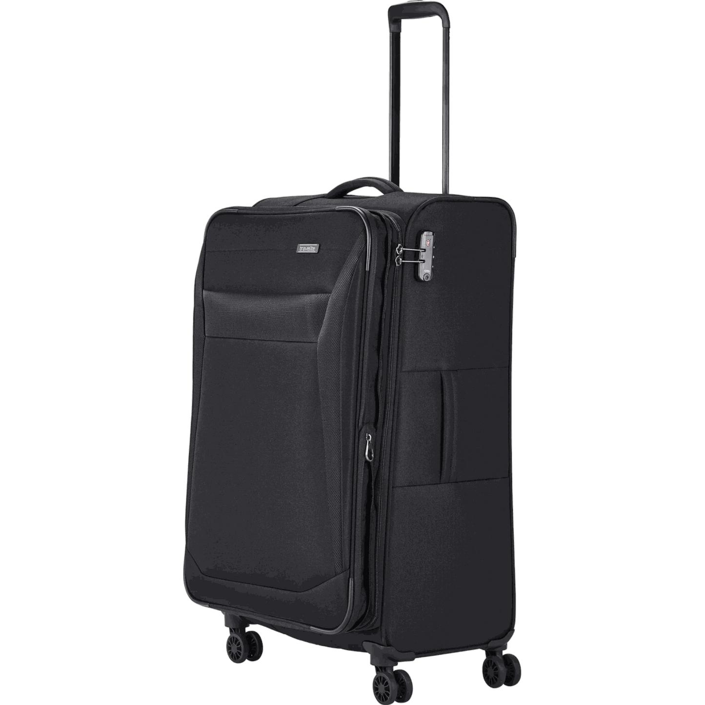 Travelite Chios 4-Rollen-Trolleyset 4tlg. L/M/S/BC -Schwarz KOFFER-PLUS.COM