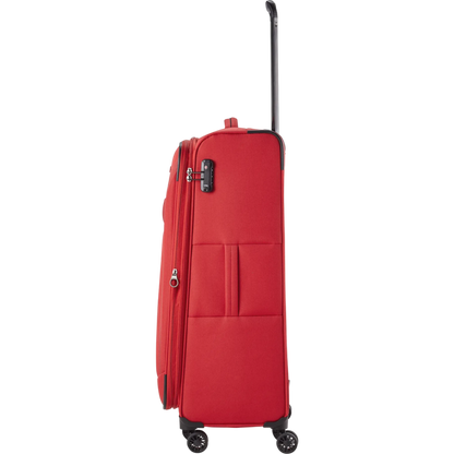 Travelite Chios  4-Rollen Trolley L 78 cm -Rot KOFFER-PLUS.COM