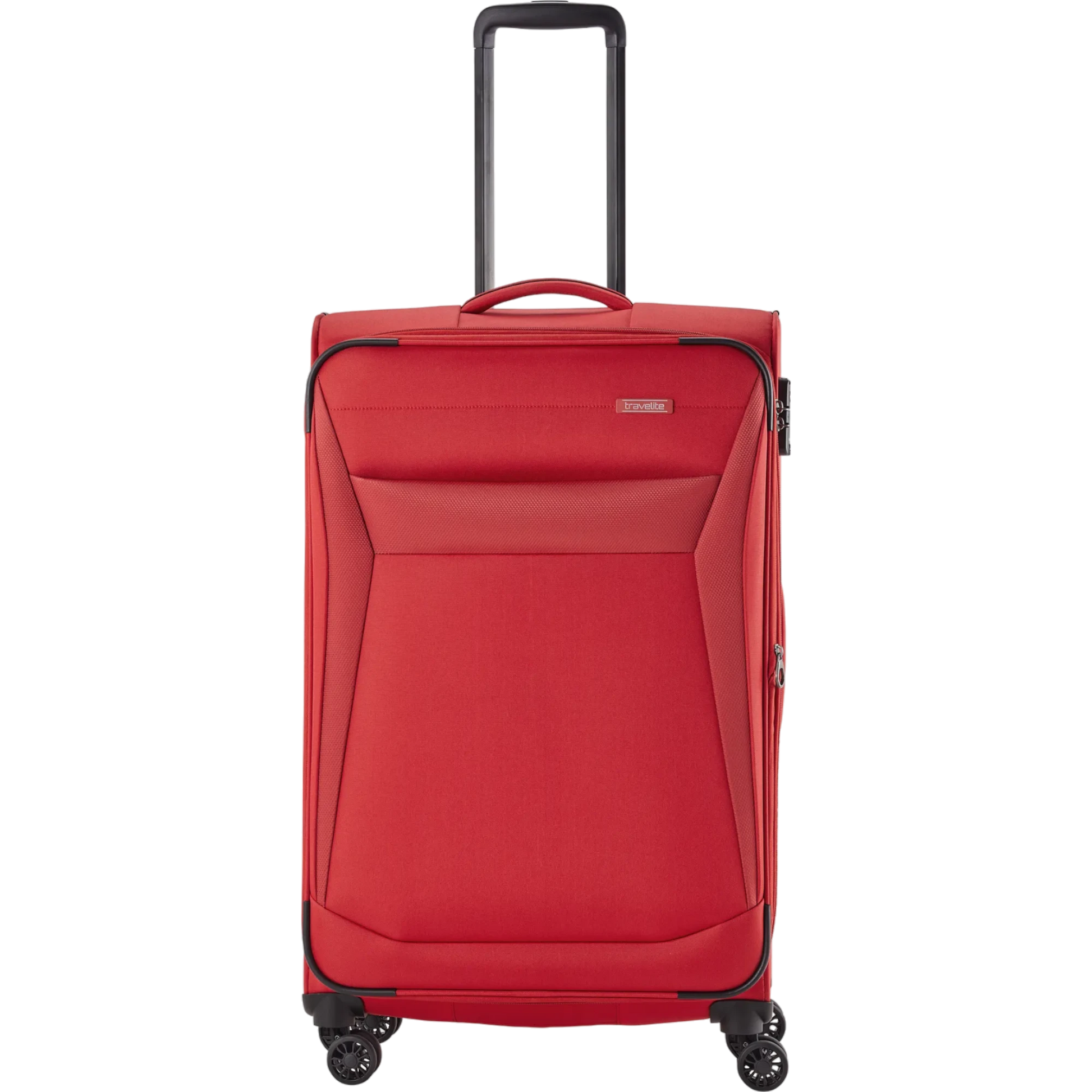 Travelite Chios  4-Rollen Trolley L 78 cm -Rot KOFFER-PLUS.COM