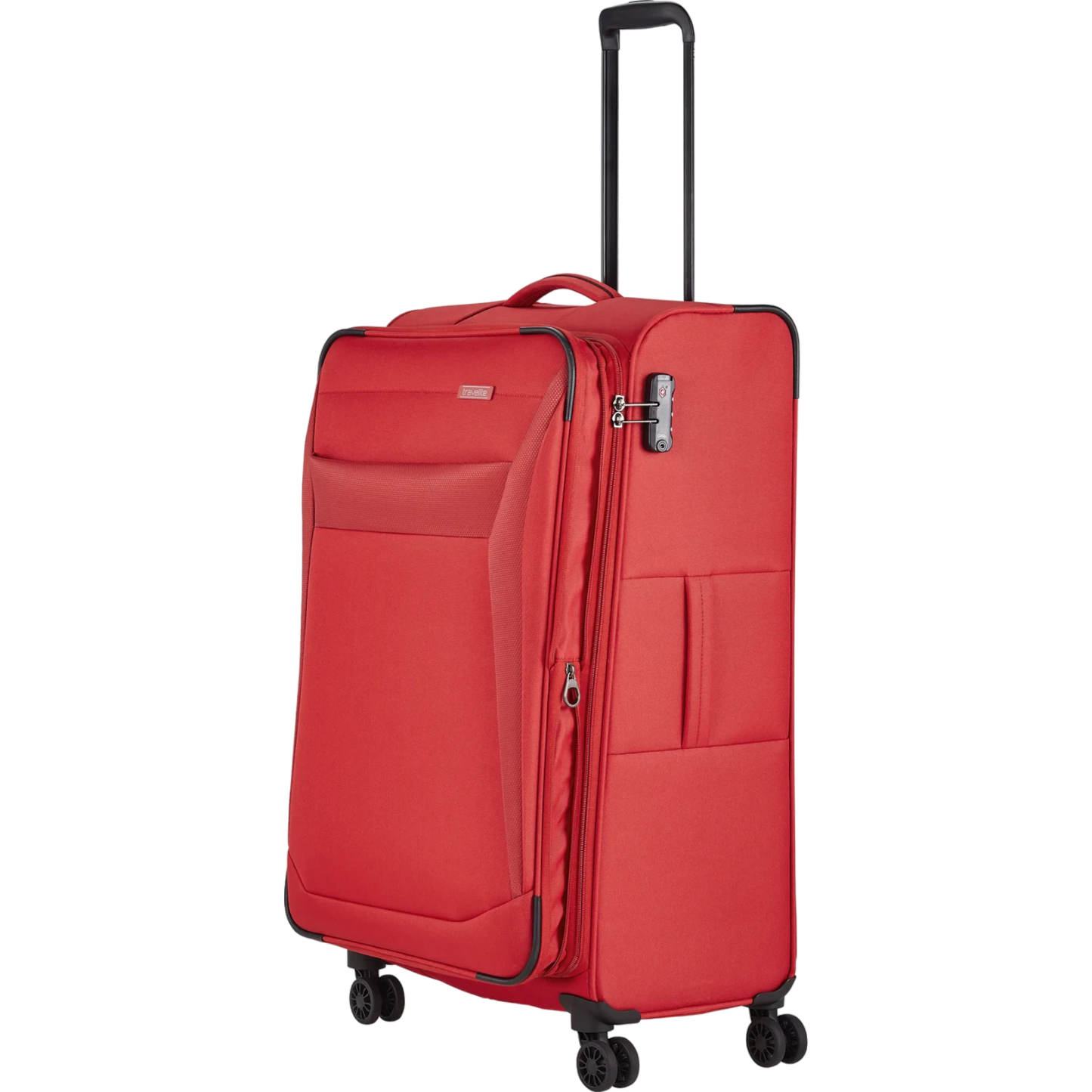 Travelite Chios  4-Rollen Trolley L 78 cm -Rot KOFFER-PLUS.COM