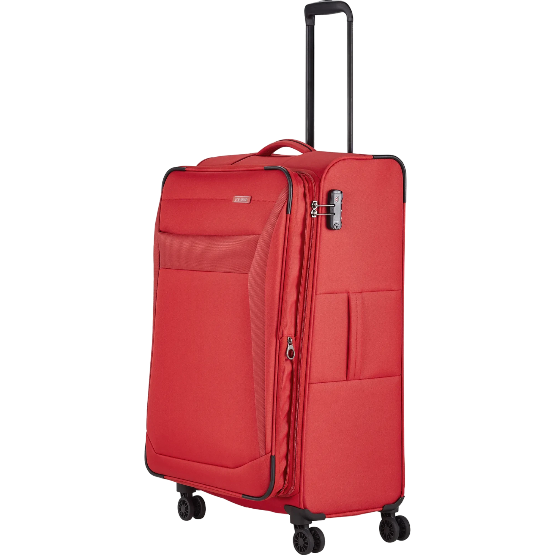 Travelite Chios  4-Rollen Trolley L 78 cm -Rot KOFFER-PLUS.COM