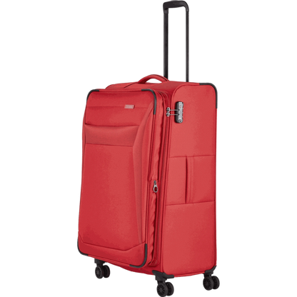 Travelite Chios 4-Rollen-Trolleyset 4tlg. L/M/S/BC -Rot KOFFER-PLUS.COM