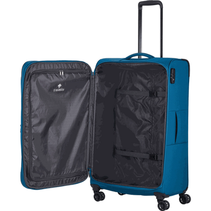 Travelite Chios 4-Rollen-Trolleyset 4tlg. L/M/S/BC -Petrol KOFFER-PLUS.COM