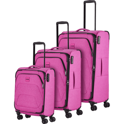 Travelite Adria  4-Rollen Kofferset 3tlg. L/M/S -Pink KOFFER-PLUS.COM