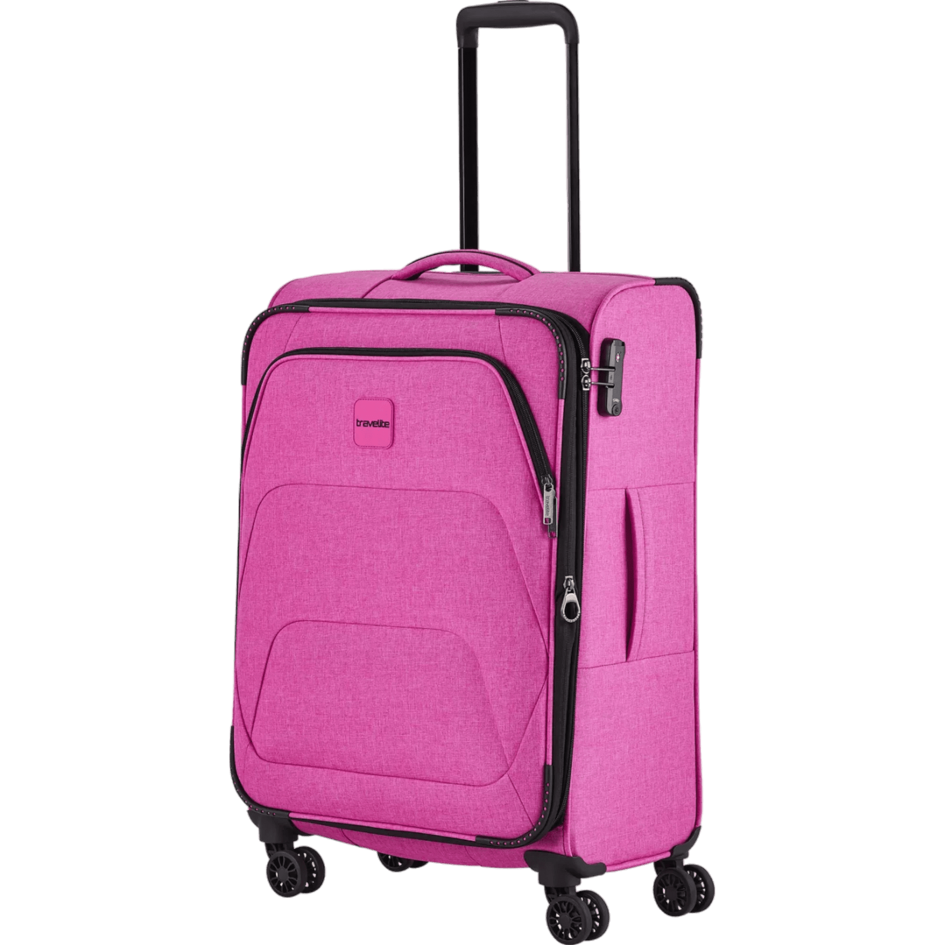 Travelite Adria  4-Rollen Trolley 67 cm -Pink KOFFER-PLUS.COM